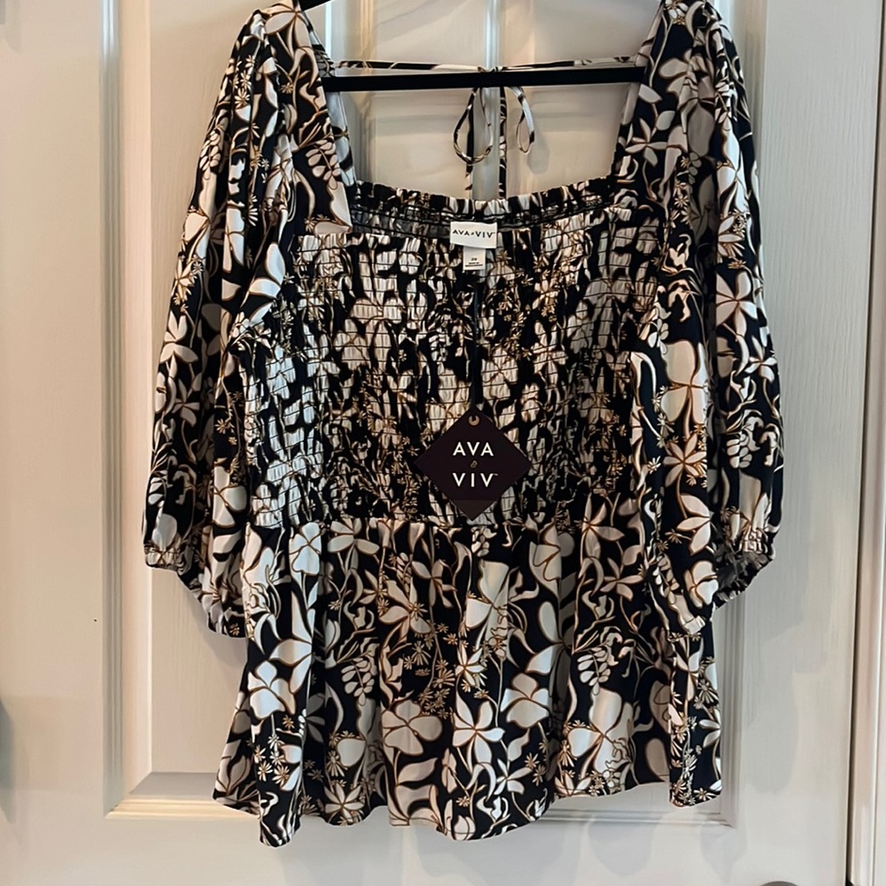 Ava and Viv Womens 2X top